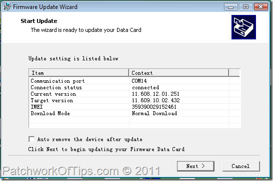 Compare New and Old Huawei Firmware Versions