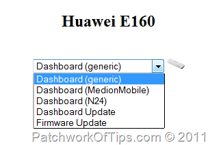 Download Huawei E160G USB Modem Firmware