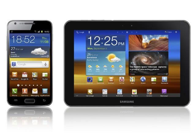 Order Samsung Galaxy S II and Galaxy Tab 8.9