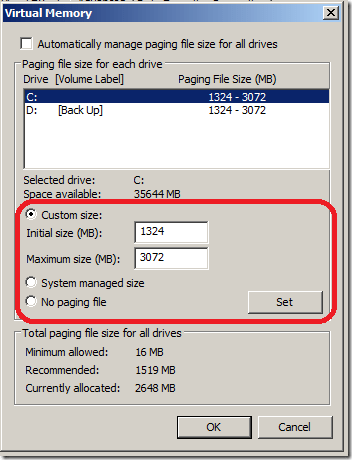 Increase Virtual Memory On Samsung NC215 netbook