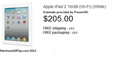 Apple iPad 2 Trade In Gift Card Program
