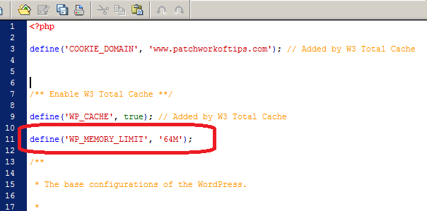 Increase-WordPress-Memory-Via-WP-Config