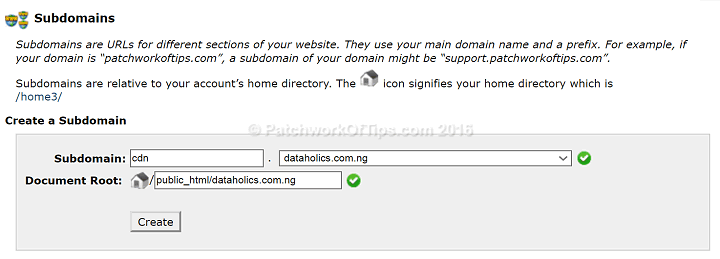 Self Hosted CDN Subdomain