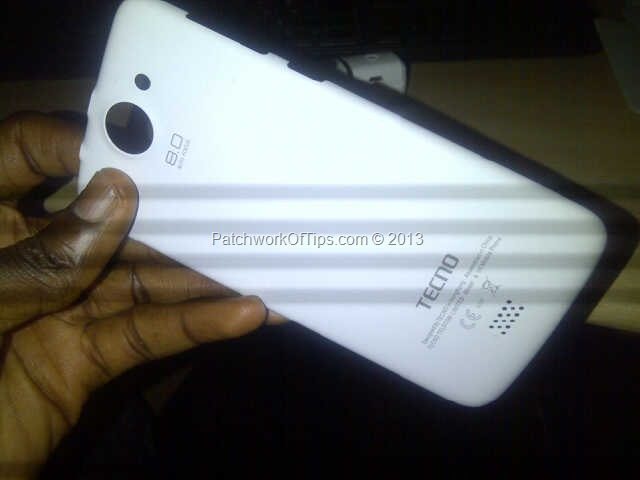 Tecno Phantom A White Back Cover