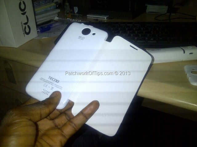 Tecno Phantom A White Flip Case