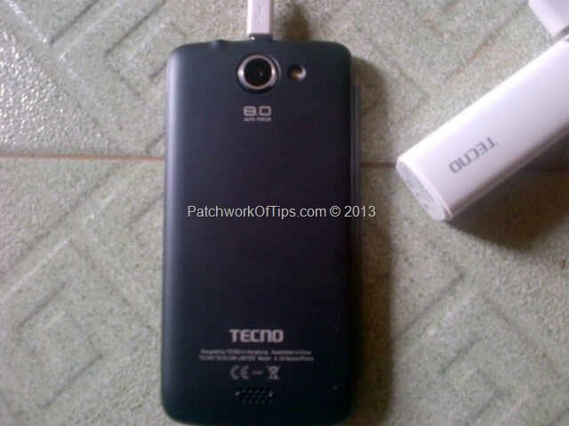 Tecno F7 back