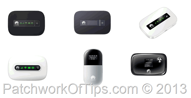 Pictures Of Huawei Mobile Wi-Fi Devices