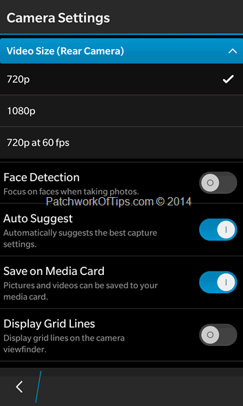 BlackBerry 10 Camera Settings (2)