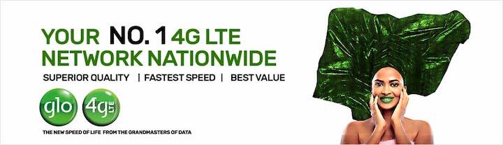 Glo 4G LTE Banner