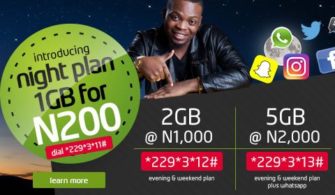 Etisalat Nigeria Night Data Plans