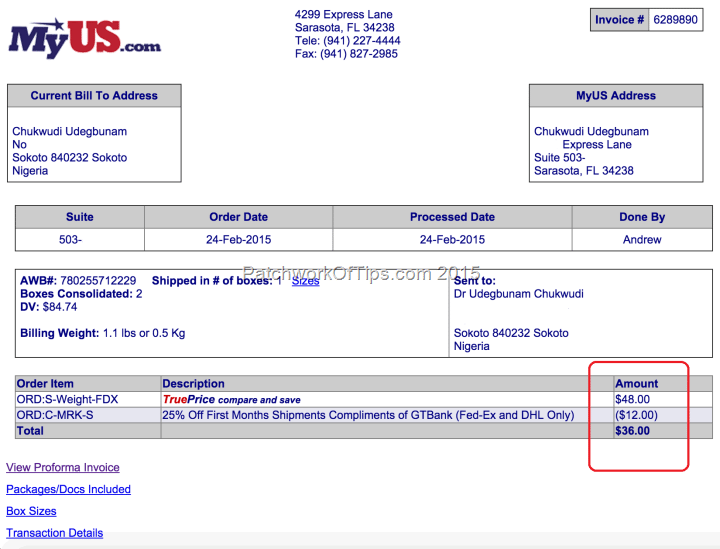 MyUS.com Shipping Rates & Discounts