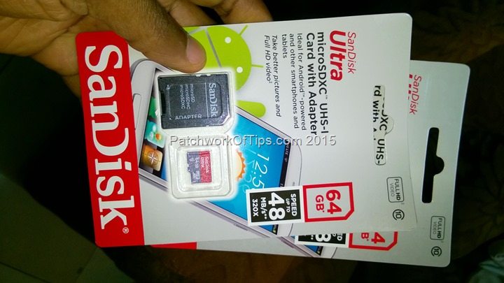 SanDisk Ultra MicroSD card