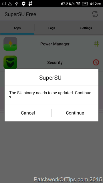 Installing Superuser for Lenovo P70-A