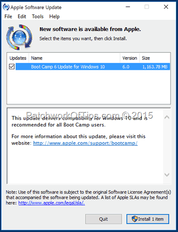 Boot Camp 6 Update For Windows 10