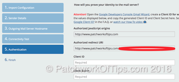 Postman SMTP Setup Authentication