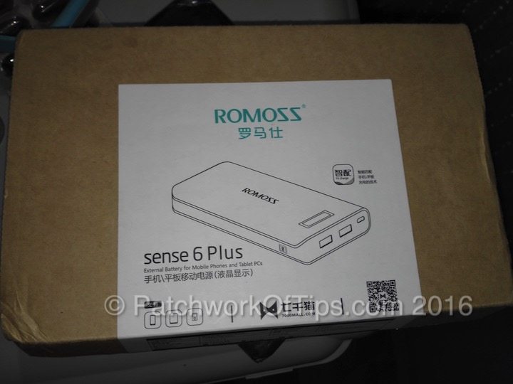 Romoss Sense 6 Plus Package 1