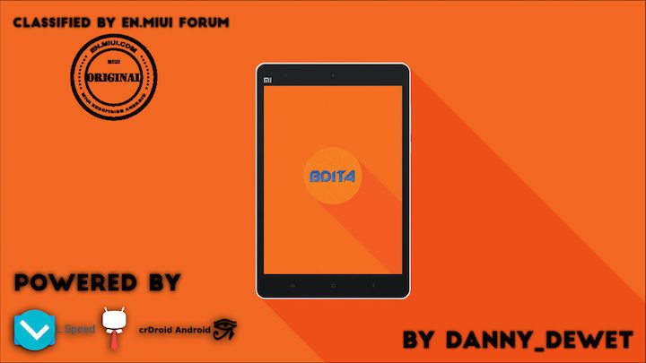 Download BDITA ROM for Xiaomi MiPad
