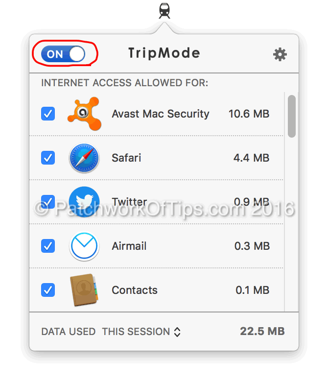 TripMode For Mac OS X