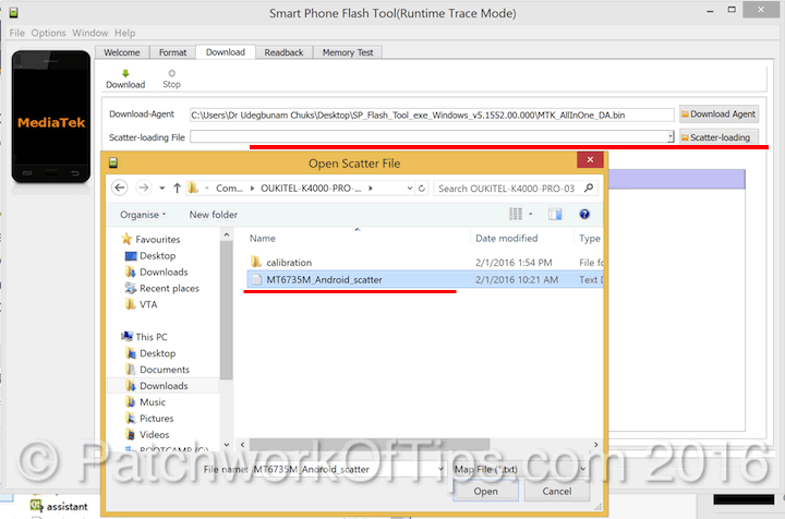 Mediatek MT6795 Smart Phone Flash Tool Setup 2