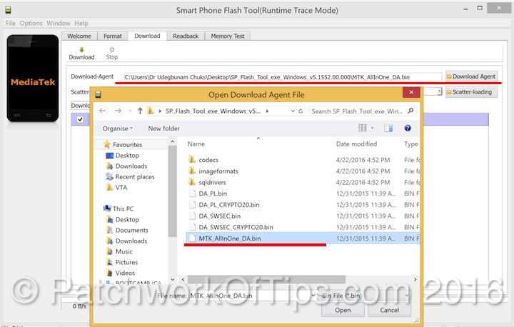 Mediatek MT6735M Smart Phone Flash Tool Setup