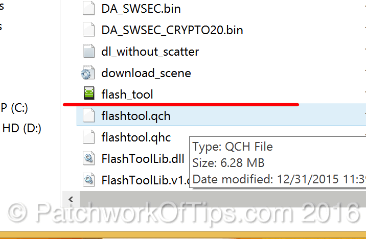 Run Flash Tool