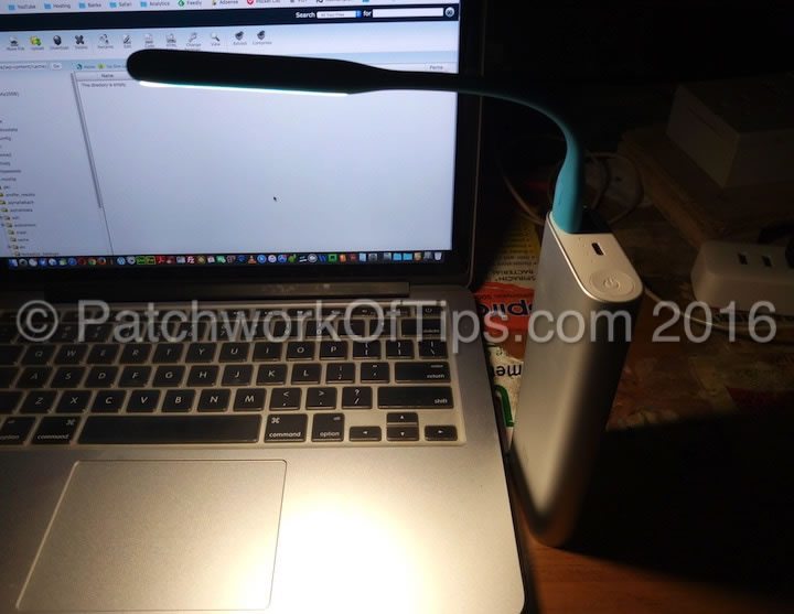 Xiaomi USB LED Light Enhanced Version Turned On