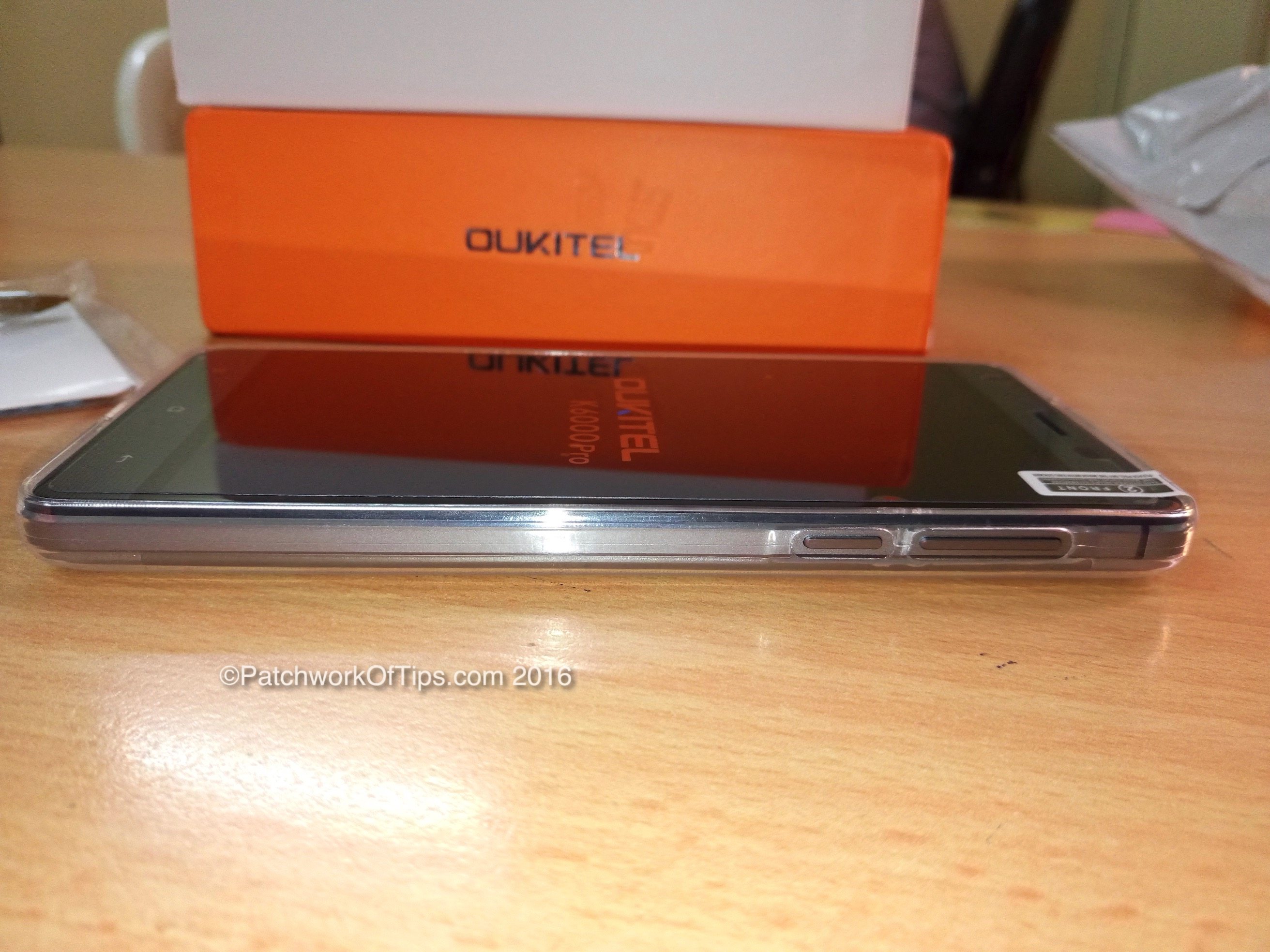 Oukitel K6000 Pro Power and Volume Buttons