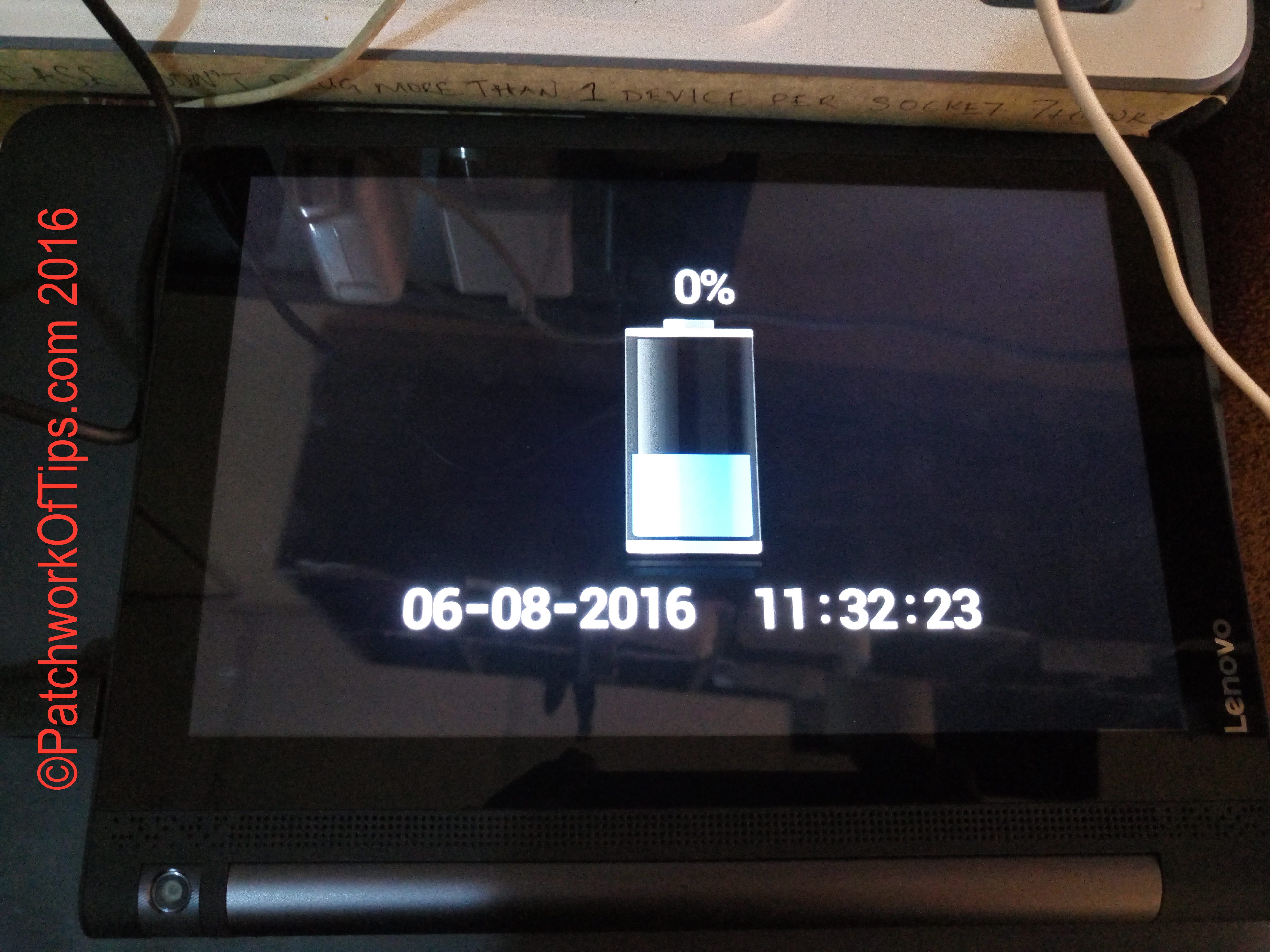 Lenovo Yoga Tab 3 10 Battery Charging