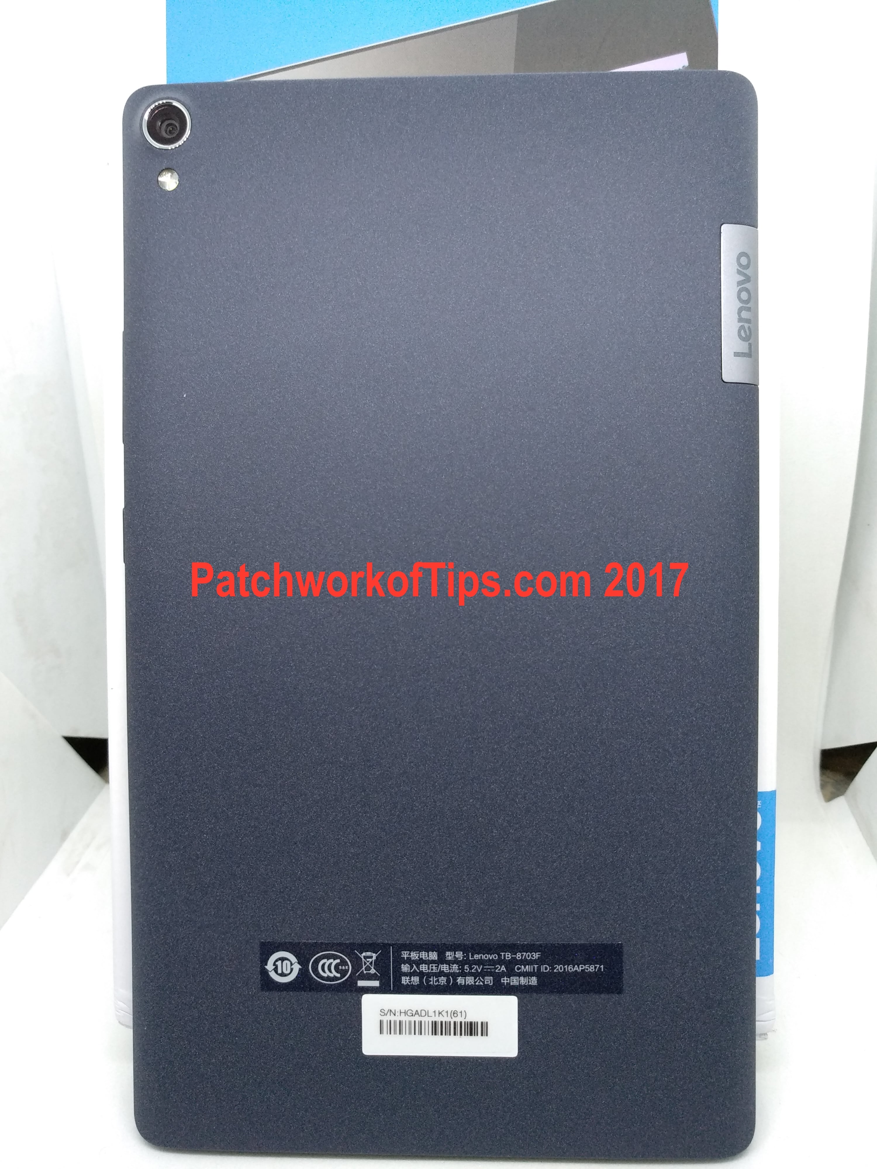 Lenovo TAB3 8 Plus Back