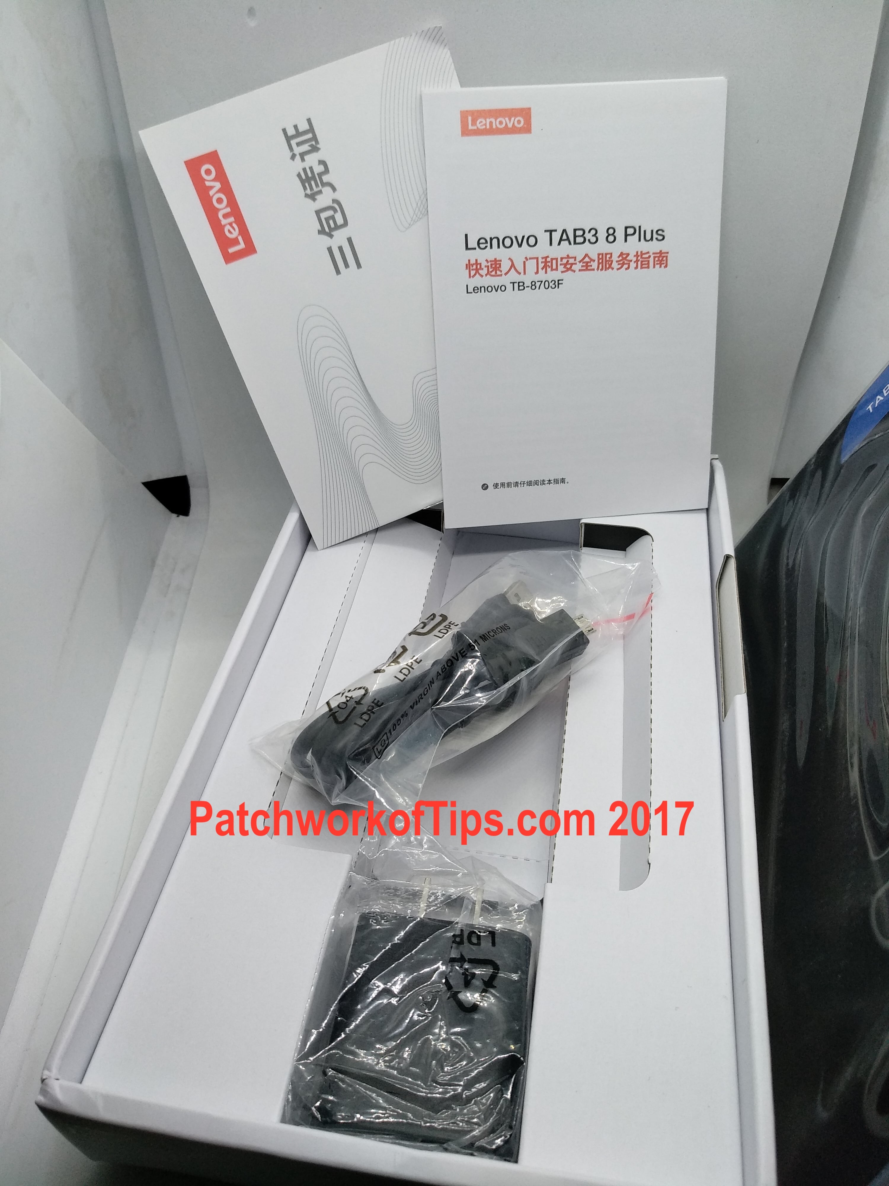 Lenovo TAB3 8 Plus Unboxed