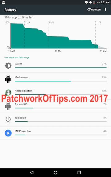 Lenovo Tab3 8 Plus Battery Life 3