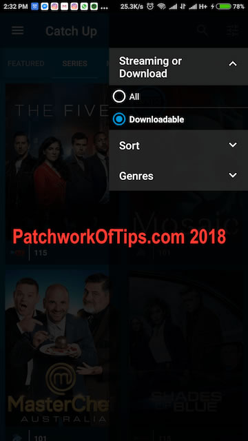 DSTV NOW Review – Catch Up Filter