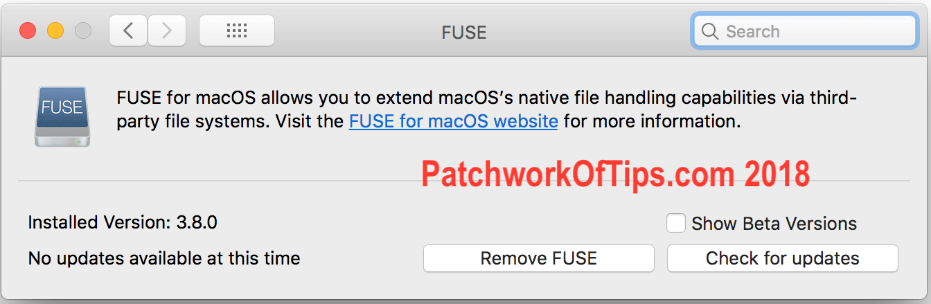 SyncMate for Android FUSE for macOS