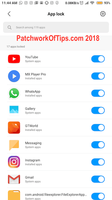 MIUI 10 Global Beta Security Center