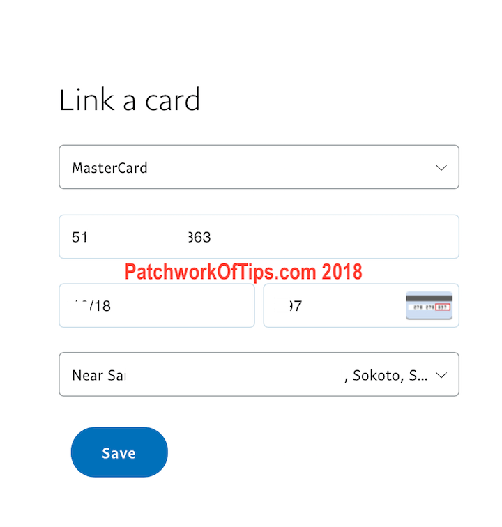 Link New Nigerian Mastercard To Paypal 2