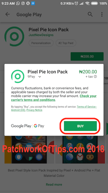 Buy Google App In Naira With 9Pay Account 2
