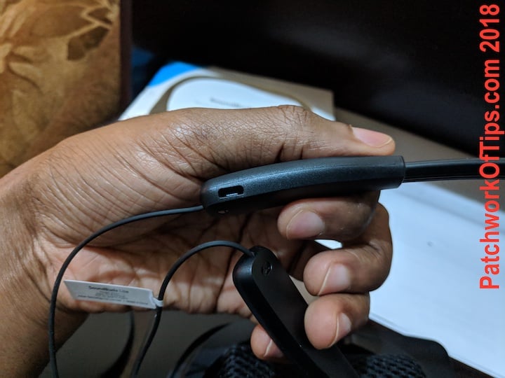 Anker SoundBuds Lite Charging Port