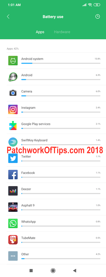 Pocophone Daily Battery Usage 1