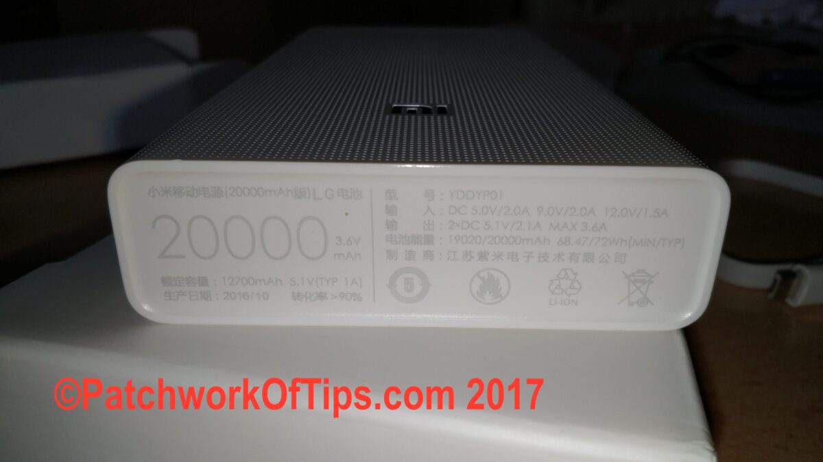 Xiaomi Mi PowerBank 2 – YDDYP01 Quick Charge 2.0 Review ...