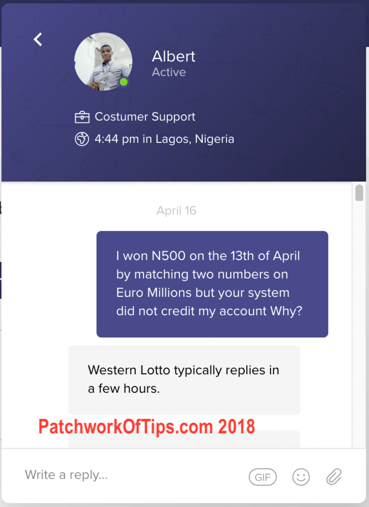 my lotto account
