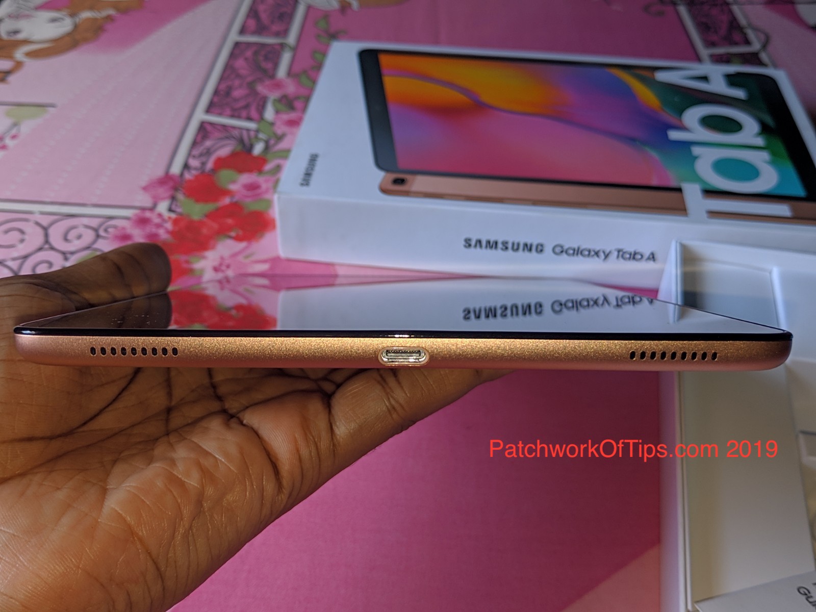 Samsung Galaxy Tab A 10.1 21019 USB Type C Charging Port and Dual Speakers