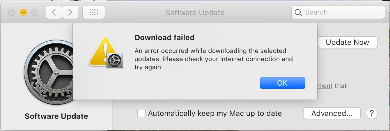 MacOS Update Download Error_result
