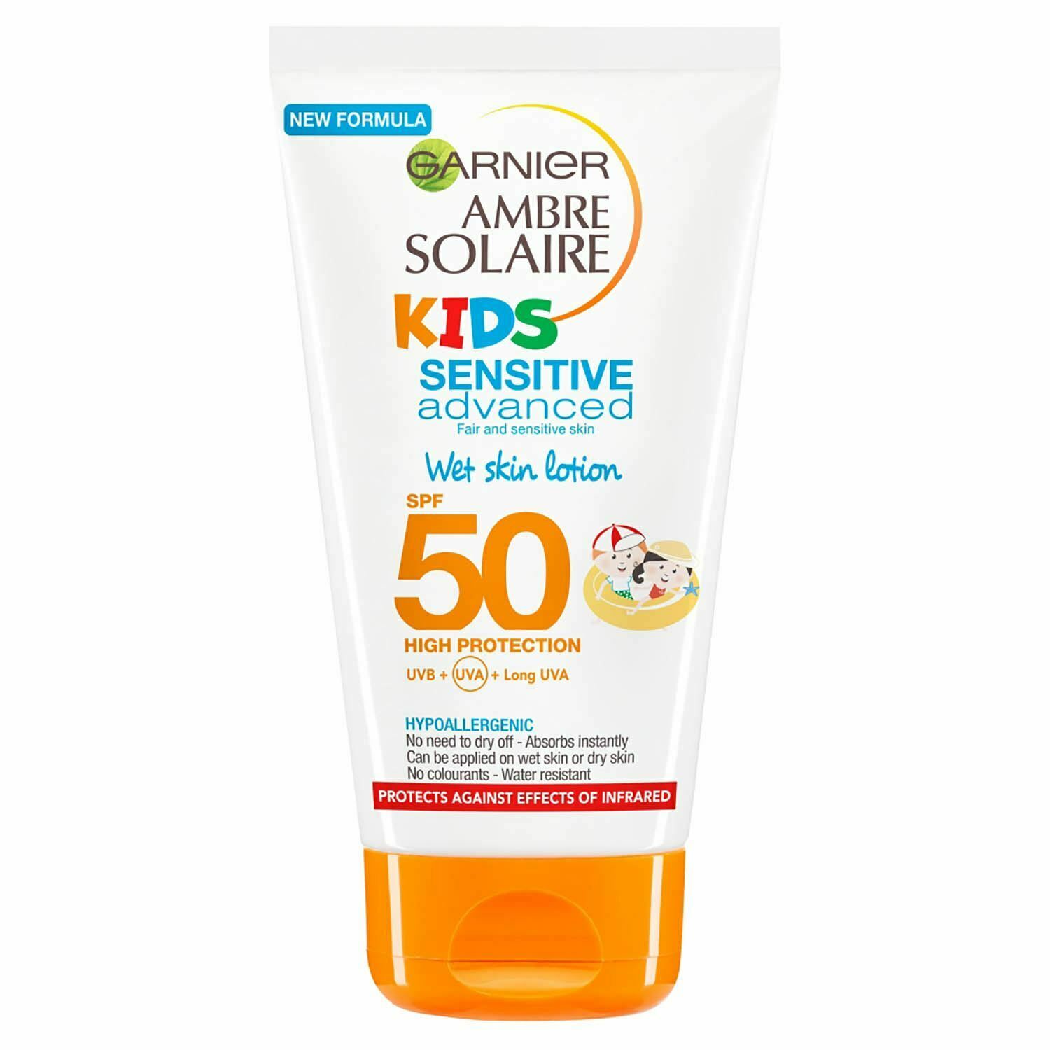 Ambre Solaire Kids Sensitive Wet Skin Lotion