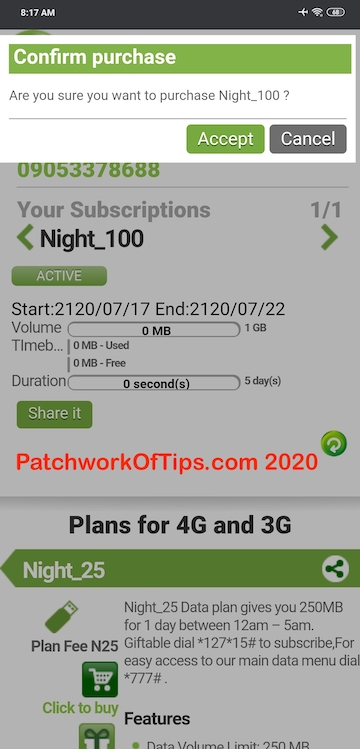 Glo_N100_1GB_Data_Plan _Subscription_Via_HSI_Glo_Portal 3