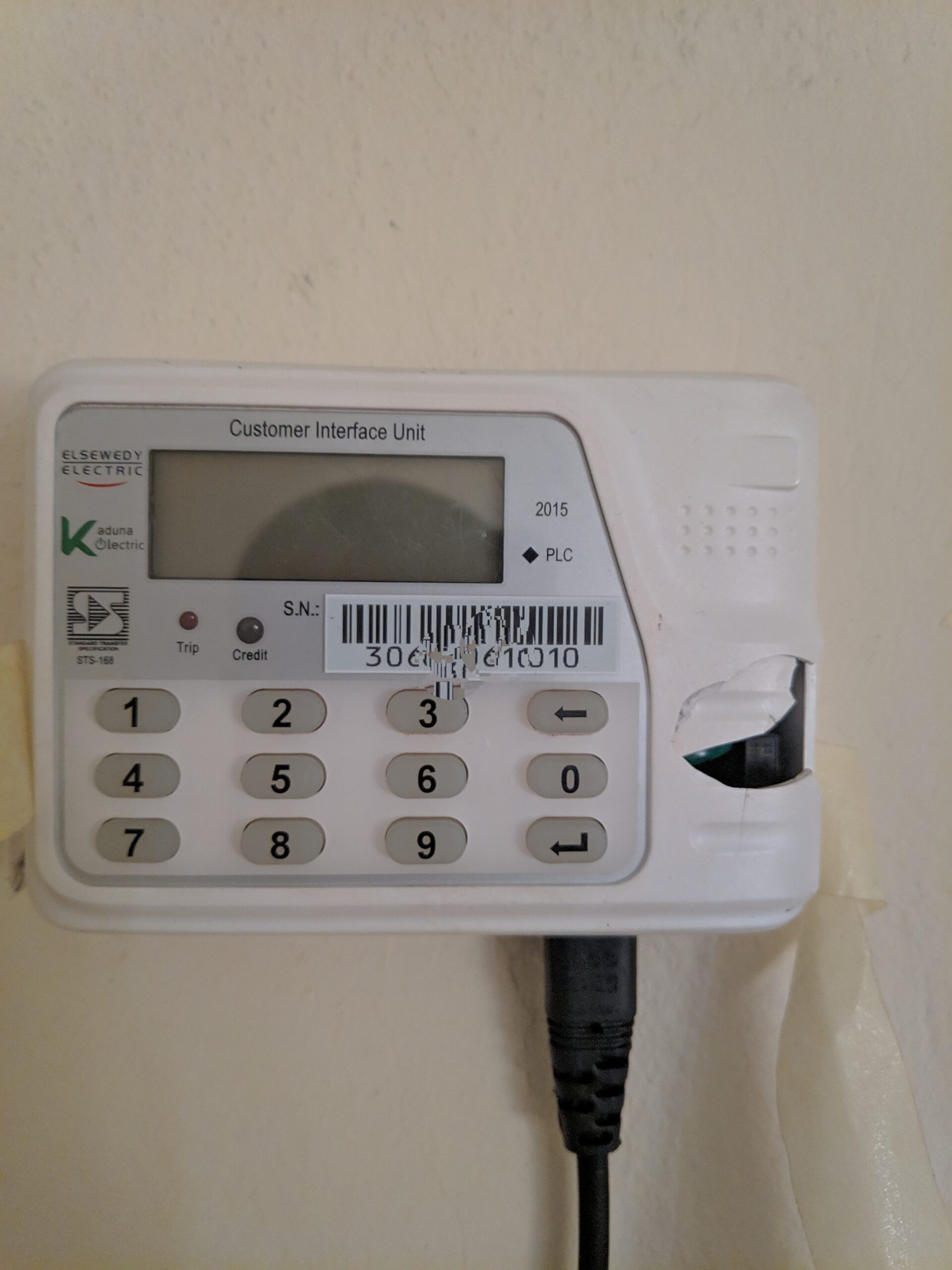 Elsewedy Electric Prepaid Meter Customer Interface Unit