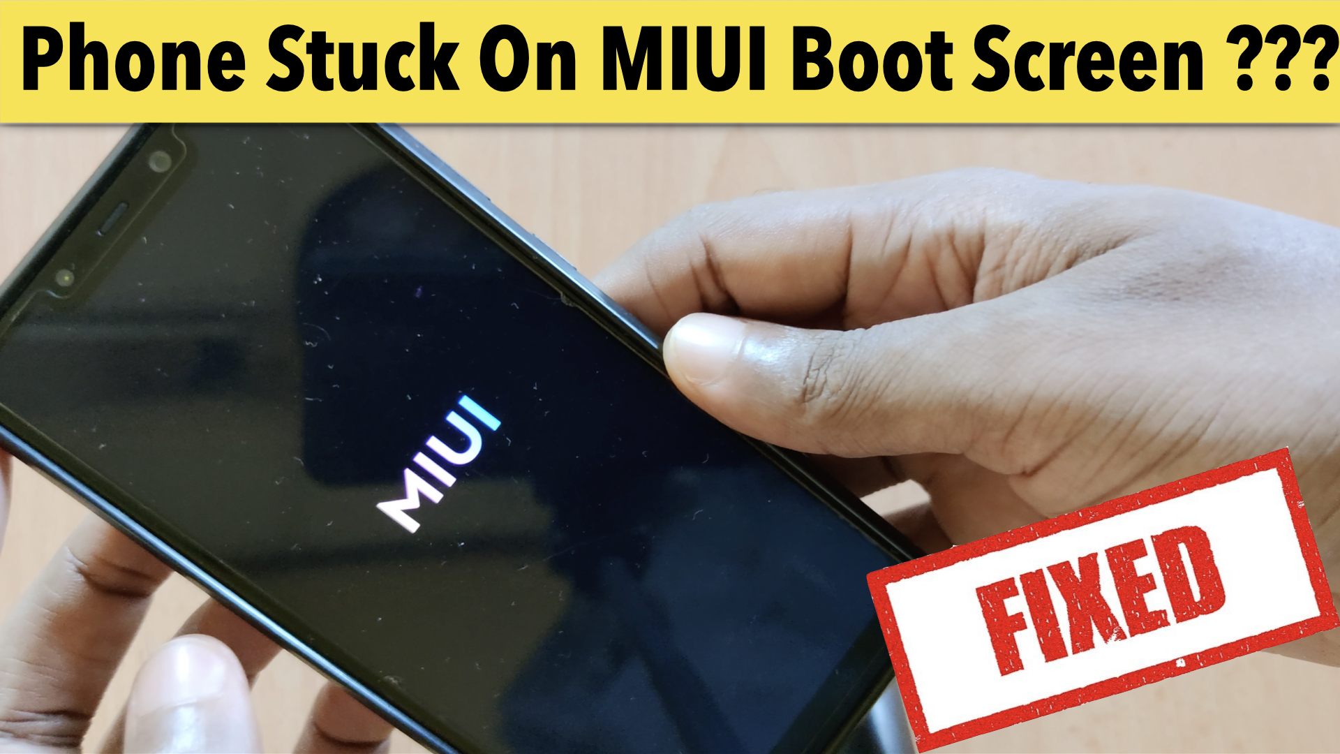 How To Fix Xiaomi Phones Stuck On MIUI Logo Boot Screen