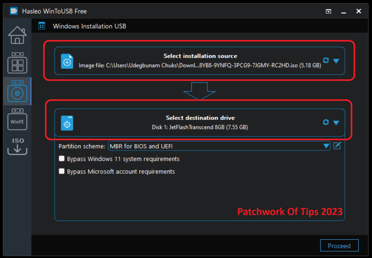 Hasleo WinToUSB Windows Installation USB 2